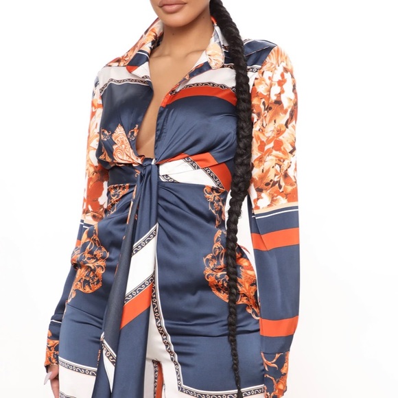 Golden Zebra Striped Jumpsuit - Picture 7 of 7